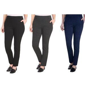 NWT Dalia Women's Tummy Control Ponte Pull On Pants Size S-XL $60 11HL052